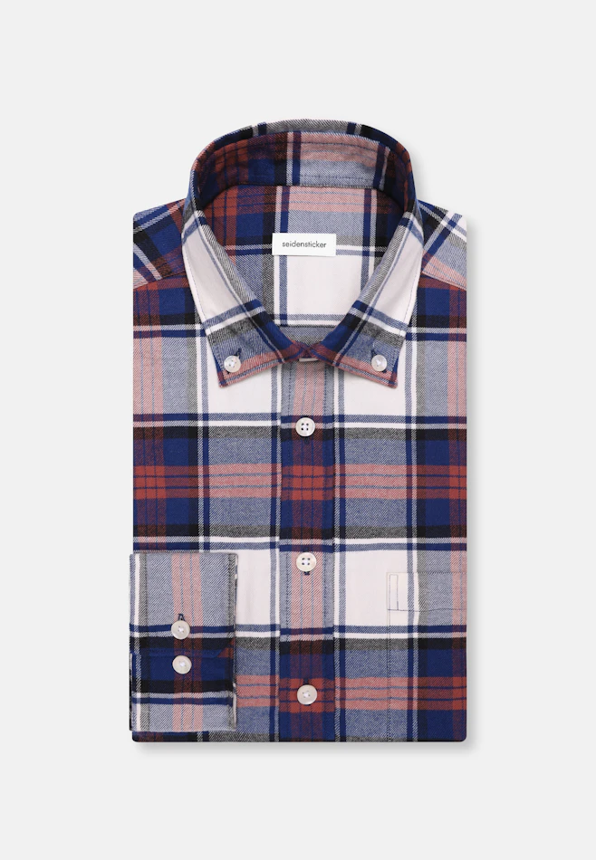 Regular Casual shirt Check in Dunkelblau | Seidensticker online shop