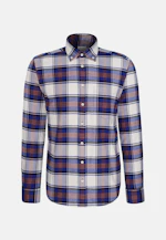 Regular Casual Hemd Karo in Dunkelblau |  Seidensticker Onlineshop