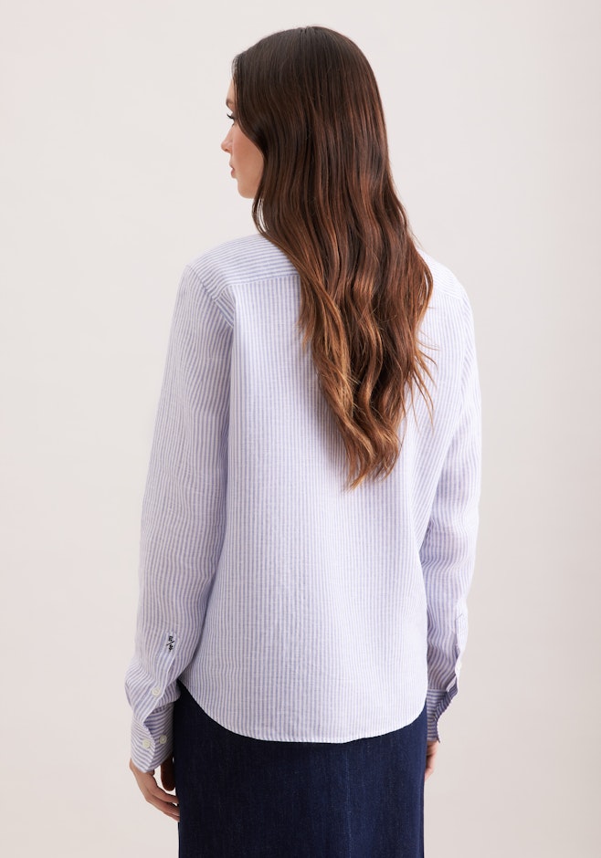 Hemdbluse aus 100% Leinen in Hellblau | Seidensticker Onlineshop