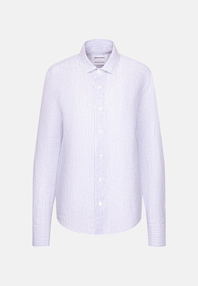 Hemdbluse aus 100% Leinen in Hellblau |  Seidensticker Onlineshop