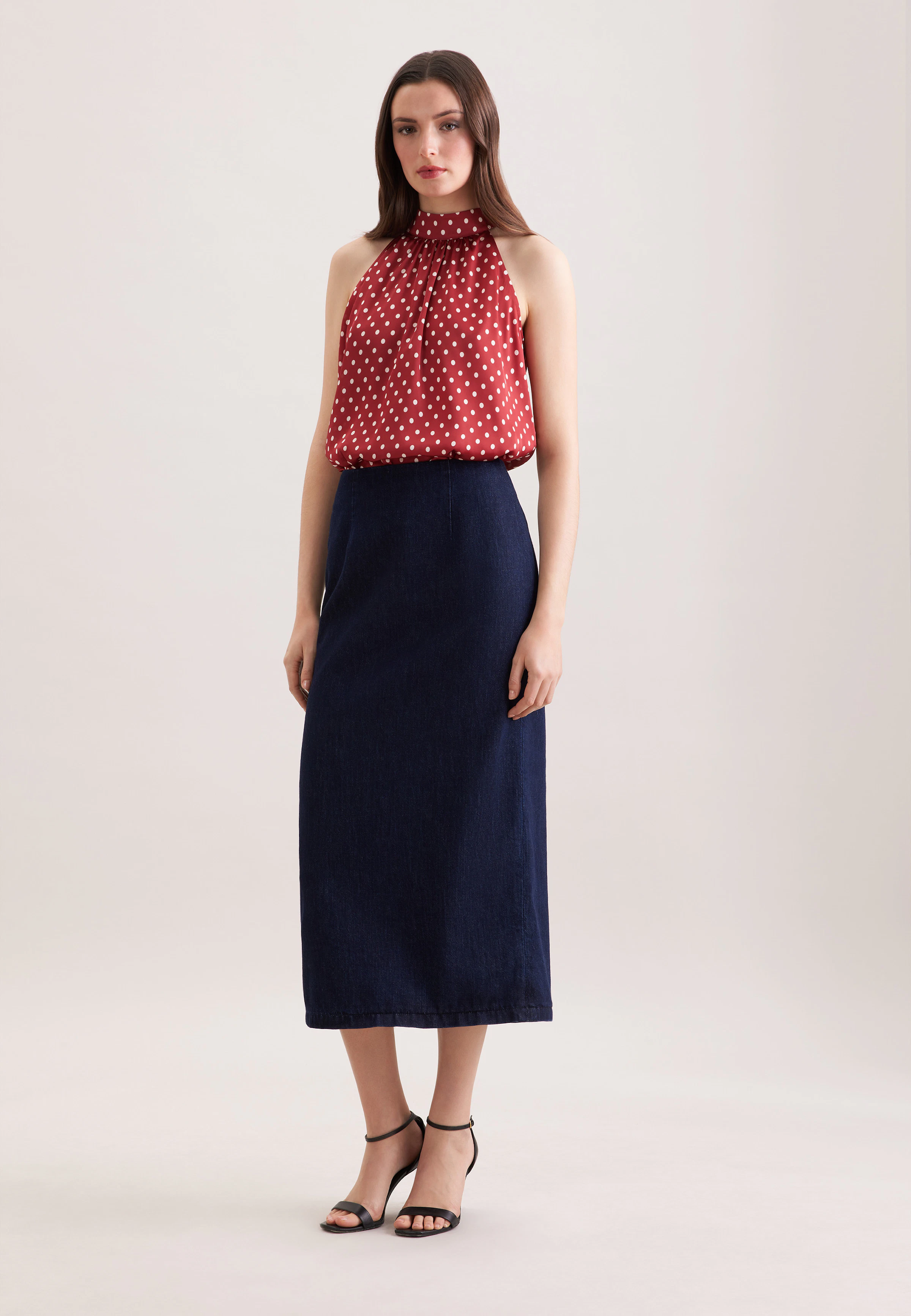 skirt pattern womens dark denim pencil skirt