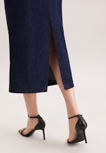 Pencilskirt aus Dark Denim in Dunkelblau |  Seidensticker Onlineshop