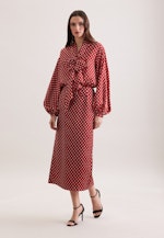 Pencilskirt mit Tupfenprint in Rot |  Seidensticker Onlineshop