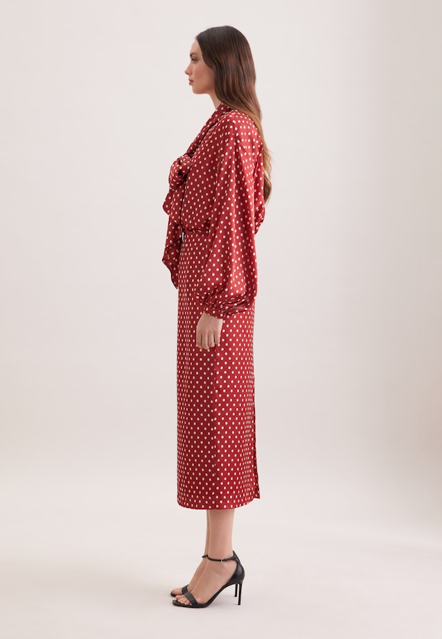Pencilskirt mit Tupfenprint in Rot |  Seidensticker Onlineshop
