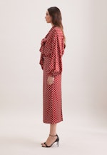 Pencilskirt mit Tupfenprint in Rot |  Seidensticker Onlineshop