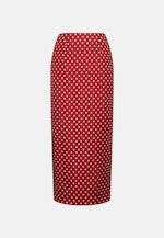 Pencilskirt mit Tupfenprint in Rot |  Seidensticker Onlineshop