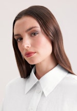 Oversized Hemdbluse aus 100% Leinen in Weiß |  Seidensticker Onlineshop