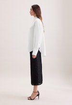 Oversized Hemdbluse aus 100% Leinen in Weiß |  Seidensticker Onlineshop