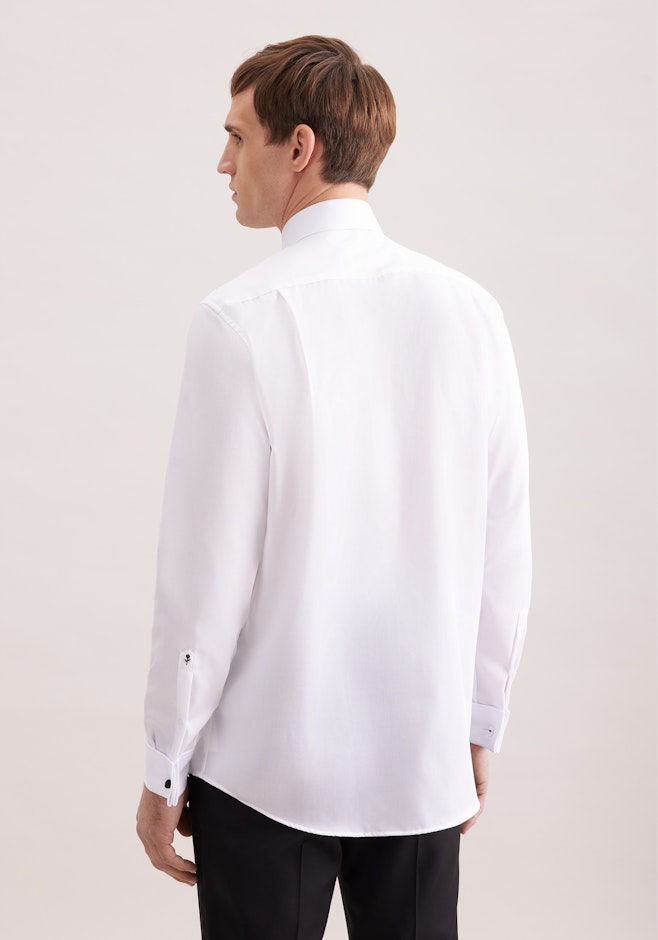 Regular Chemise de smoking Uni dans Blanc | Boutique en ligne Seidensticker