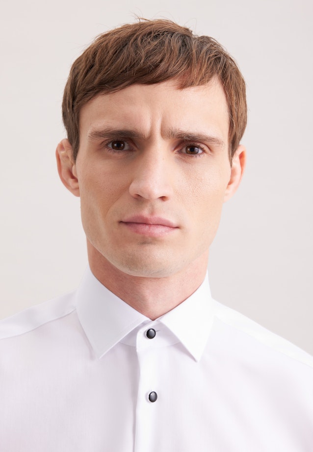 Regular Chemise de smoking Uni in Blanc |  Seidensticker Onlineshop