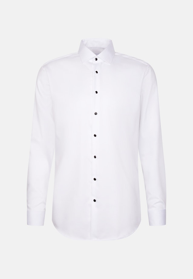 Regular Chemise de smoking Uni in Blanc |  Seidensticker Onlineshop