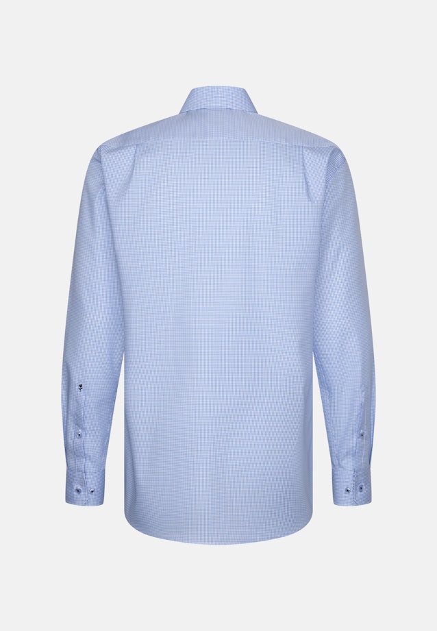 Regular Business Hemd Karo in Hellblau |  Seidensticker Onlineshop