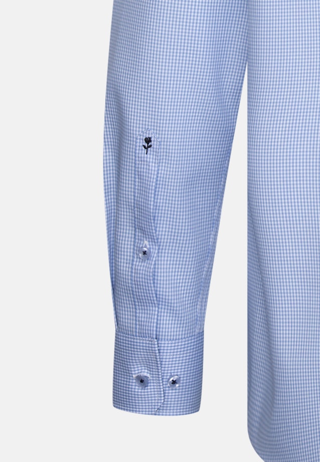 Regular Business Hemd Karo in Hellblau |  Seidensticker Onlineshop