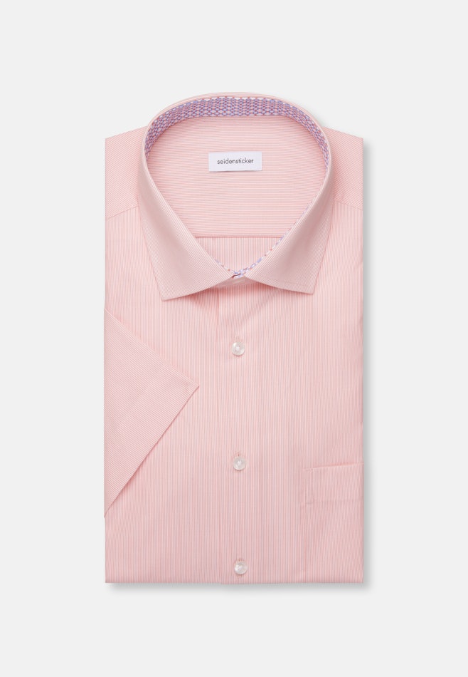 Regular Business Hemd Streifen in Orange | Seidensticker Onlineshop