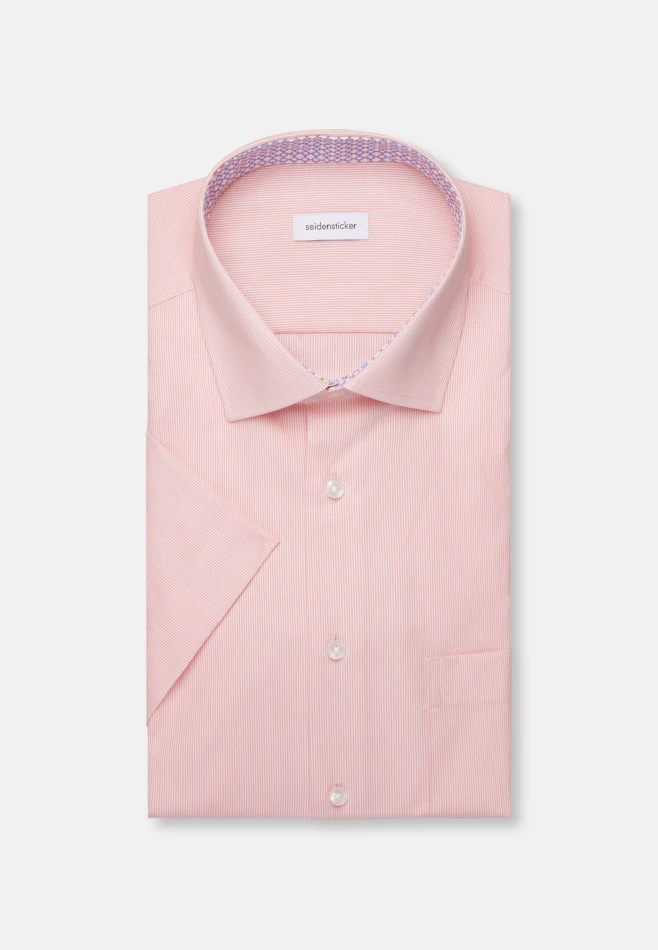 Regular Chemise d'affaires rayures dans Orange | Boutique en ligne Seidensticker