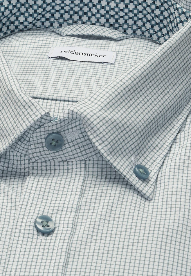Regular Chemise d'affaires carreaux dans Vert | Boutique en ligne Seidensticker
