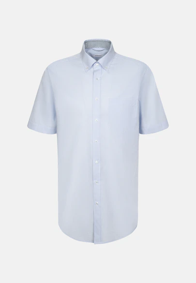 Regular Business shirt Check in Light Blue |  Seidensticker Onlineshop