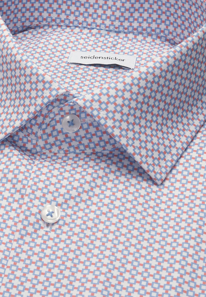 Regular Chemise d'affaires Imprimé dans Orange | Boutique en ligne Seidensticker