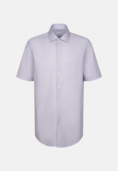 Regular Chemise d'affaires Imprimé in Orange | Seidensticker Onlineshop