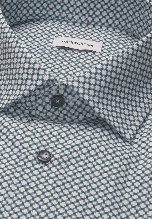 Regular Business Hemd Druck in Grün |  Seidensticker Onlineshop