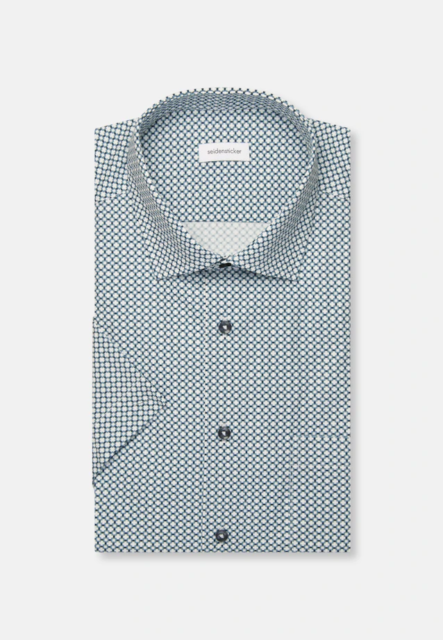 Regular Chemise d'affaires Imprimé in Vert |  Seidensticker Onlineshop