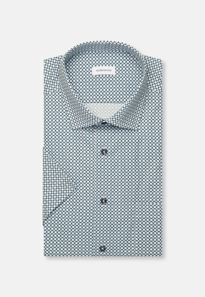 Regular Chemise d'affaires Imprimé dans Vert | Boutique en ligne Seidensticker