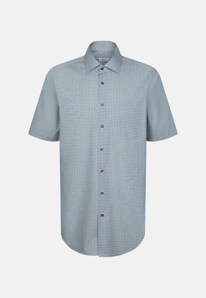 Regular Business Hemd Druck in Grün | Seidensticker Onlineshop