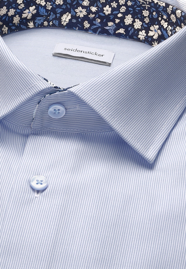 Regular Business Hemd Streifen in Hellblau |  Seidensticker Onlineshop