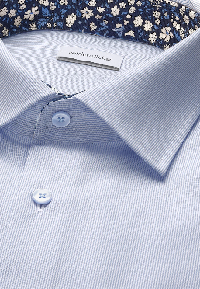 Regular Chemise d'affaires rayures dans Bleu Clair | Boutique en ligne Seidensticker