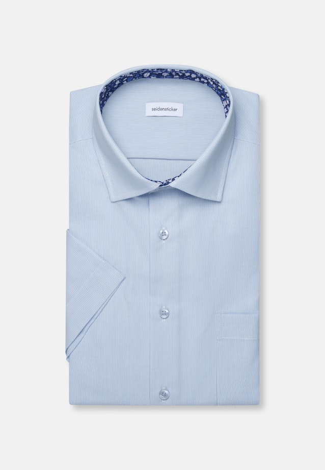 Regular Business Hemd Streifen in Hellblau |  Seidensticker Onlineshop