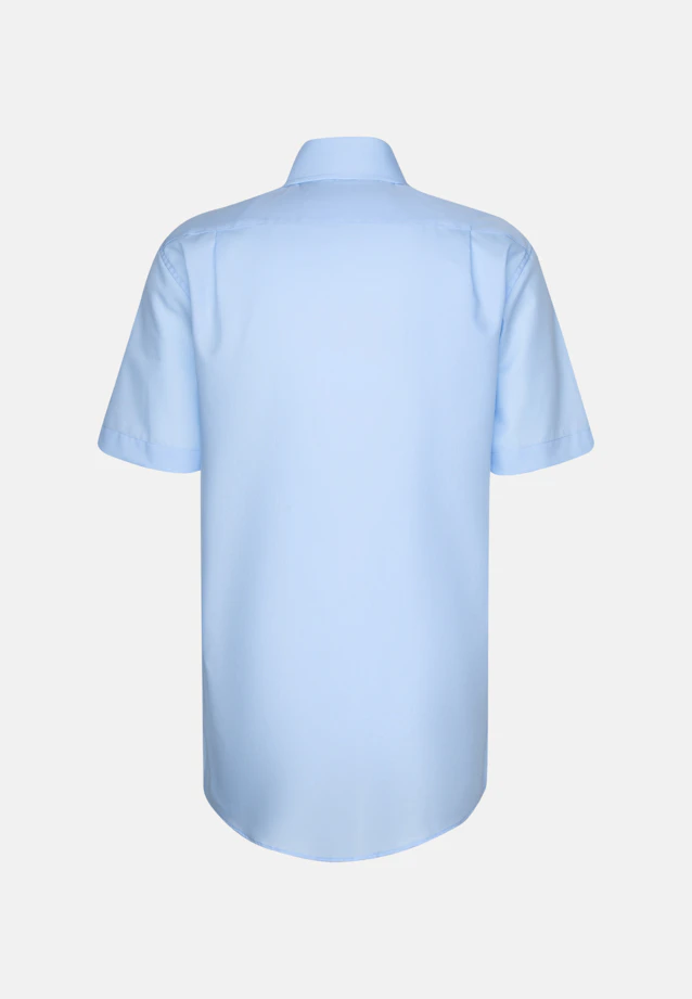 Regular Chemise d'affaires Uni in Bleu Moyen |  Seidensticker Onlineshop