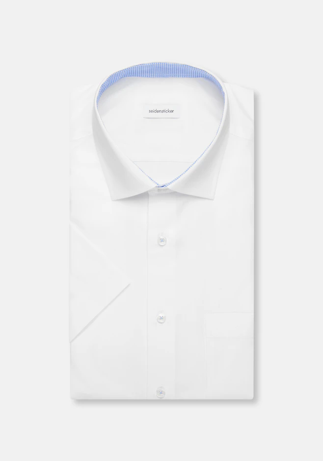 Regular Chemise d'affaires Uni dans Blanc | Boutique en ligne Seidensticker