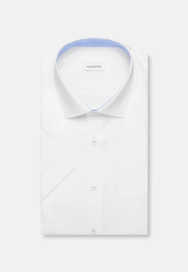 Regular Business Hemd Uni in Weiß |  Seidensticker Onlineshop