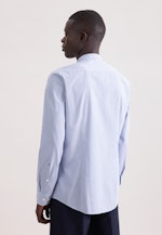 Slim Casual Hemd Gestreift in Hellblau |  Seidensticker Onlineshop