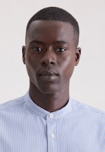 Slim Casual Hemd Gestreift in Hellblau |  Seidensticker Onlineshop