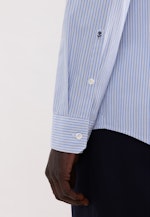 Slim Casual Hemd Gestreift in Hellblau |  Seidensticker Onlineshop