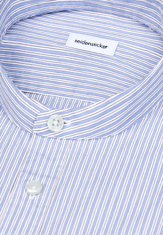 Slim Casual Hemd Gestreift in Hellblau | Seidensticker Onlineshop