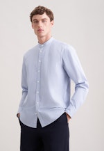 Regular Casual Hemd Gestreift in Hellblau |  Seidensticker Onlineshop