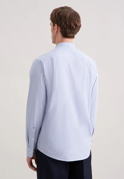 Regular Casual Hemd Gestreift in Hellblau |  Seidensticker Onlineshop