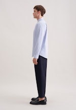 Regular Casual Hemd Gestreift in Hellblau |  Seidensticker Onlineshop