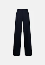 Pleated trousers in cotton twill in Dunkelblau |  Seidensticker Onlineshop