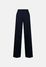 Bundfaltenhose aus Baumwolltwill in Dunkelblau |  Seidensticker Onlineshop
