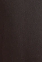 Satinierte Bundfaltenhose aus Leinen Mix in Braun |  Seidensticker Onlineshop