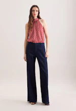 Blouse top with polka dot print in Rot |  Seidensticker Onlineshop