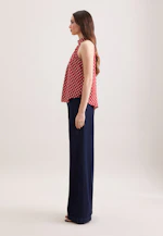 Blouse top with polka dot print in Rot |  Seidensticker Onlineshop