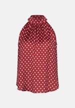 Blusentop mit Tupfenprint in Rot |  Seidensticker Onlineshop