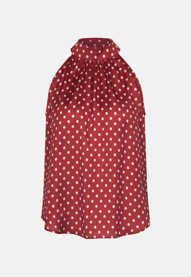 Blouse top with polka dot print in Rot |  Seidensticker Onlineshop