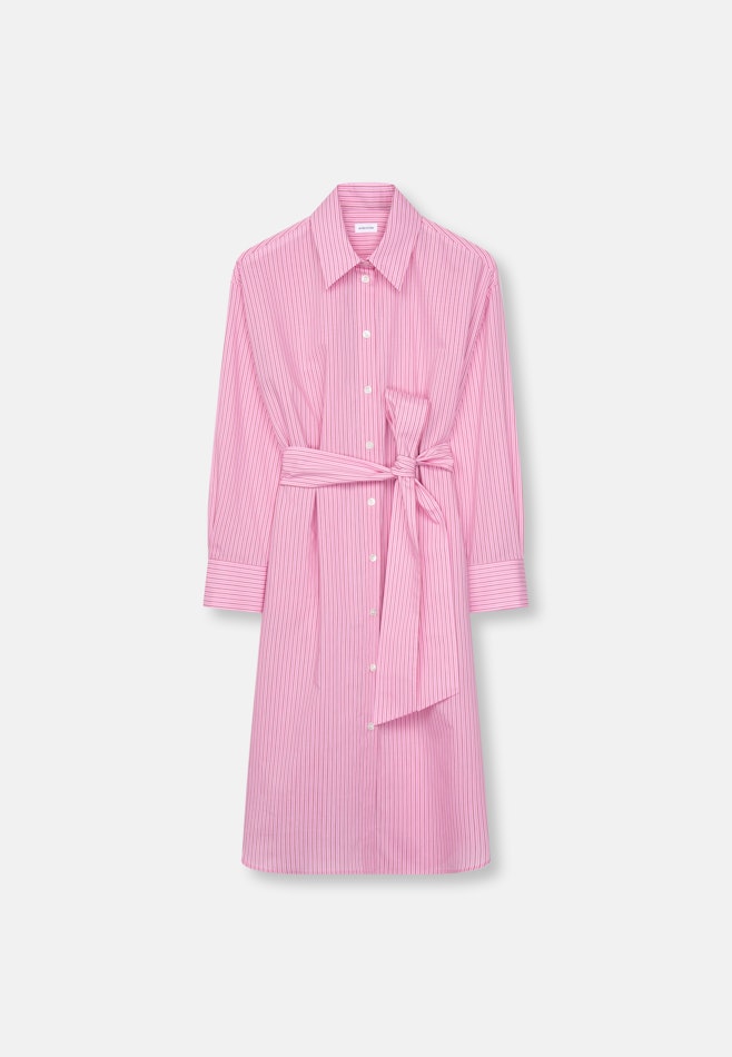 Oversized Hemdblusenkleid mit Taillengürtel in Rosa | Seidensticker online shop
