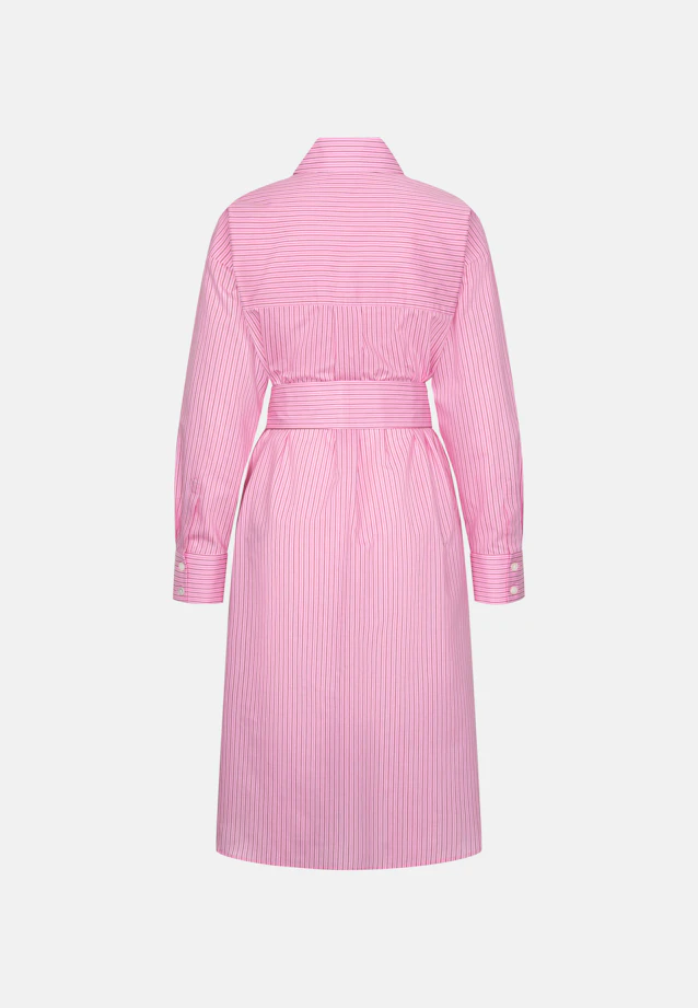 Oversized Hemdblusenkleid mit Taillengürtel in Rosa |  Seidensticker Onlineshop