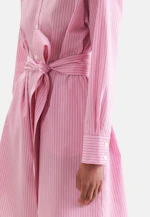 Oversized Hemdblusenkleid mit Taillengürtel in Rosa |  Seidensticker Onlineshop